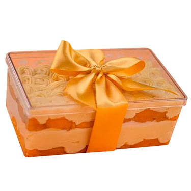 Cake Box Retangular Cristal Com Tampa - BLUESTAR